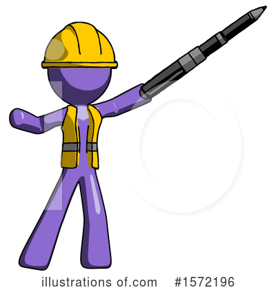 Royalty-Free (RF) Purple Design Mascot Clipart Illustration by Leo Blanchette - Stock Sample #1572196