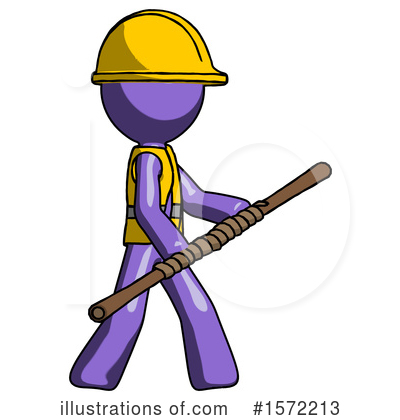 Royalty-Free (RF) Purple Design Mascot Clipart Illustration by Leo Blanchette - Stock Sample #1572213