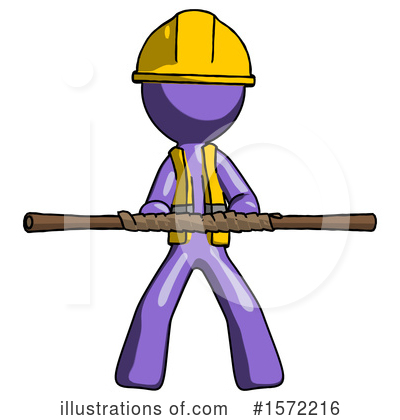 Royalty-Free (RF) Purple Design Mascot Clipart Illustration by Leo Blanchette - Stock Sample #1572216