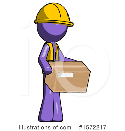 Royalty-Free (RF) Purple Design Mascot Clipart Illustration by Leo Blanchette - Stock Sample #1572217