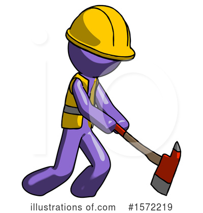 Royalty-Free (RF) Purple Design Mascot Clipart Illustration by Leo Blanchette - Stock Sample #1572219