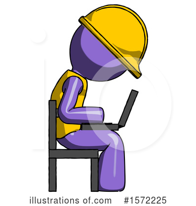 Royalty-Free (RF) Purple Design Mascot Clipart Illustration by Leo Blanchette - Stock Sample #1572225