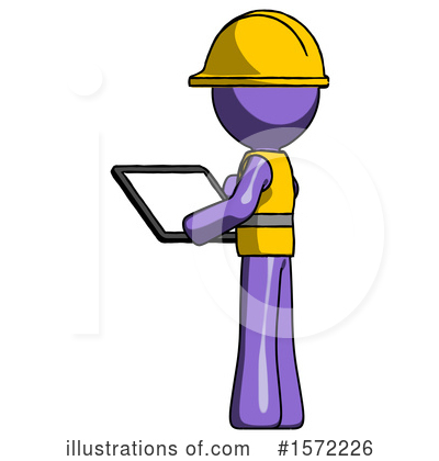 Royalty-Free (RF) Purple Design Mascot Clipart Illustration by Leo Blanchette - Stock Sample #1572226