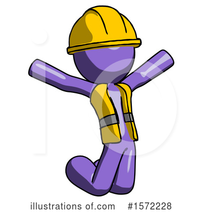 Royalty-Free (RF) Purple Design Mascot Clipart Illustration by Leo Blanchette - Stock Sample #1572228