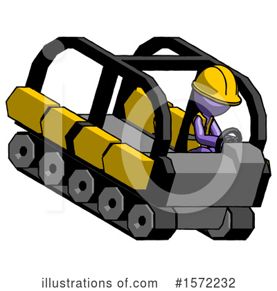 Royalty-Free (RF) Purple Design Mascot Clipart Illustration by Leo Blanchette - Stock Sample #1572232