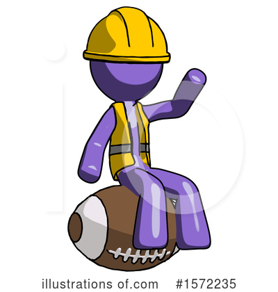 Royalty-Free (RF) Purple Design Mascot Clipart Illustration by Leo Blanchette - Stock Sample #1572235