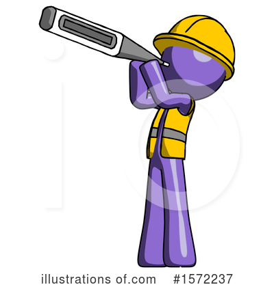 Royalty-Free (RF) Purple Design Mascot Clipart Illustration by Leo Blanchette - Stock Sample #1572237
