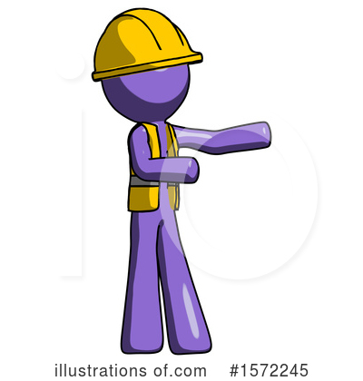 Royalty-Free (RF) Purple Design Mascot Clipart Illustration by Leo Blanchette - Stock Sample #1572245