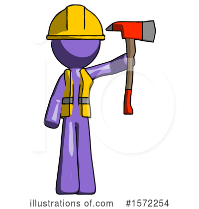 Royalty-Free (RF) Purple Design Mascot Clipart Illustration by Leo Blanchette - Stock Sample #1572254