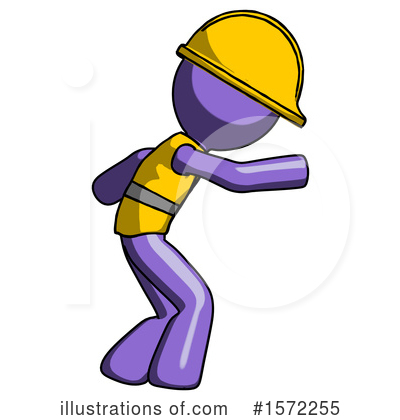 Royalty-Free (RF) Purple Design Mascot Clipart Illustration by Leo Blanchette - Stock Sample #1572255