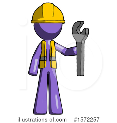 Royalty-Free (RF) Purple Design Mascot Clipart Illustration by Leo Blanchette - Stock Sample #1572257