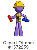 Purple Design Mascot Clipart #1572259 by Leo Blanchette