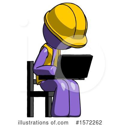 Royalty-Free (RF) Purple Design Mascot Clipart Illustration by Leo Blanchette - Stock Sample #1572262