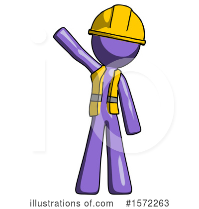 Royalty-Free (RF) Purple Design Mascot Clipart Illustration by Leo Blanchette - Stock Sample #1572263