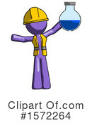 Purple Design Mascot Clipart #1572264 by Leo Blanchette