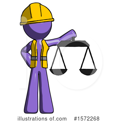 Royalty-Free (RF) Purple Design Mascot Clipart Illustration by Leo Blanchette - Stock Sample #1572268