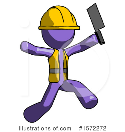 Royalty-Free (RF) Purple Design Mascot Clipart Illustration by Leo Blanchette - Stock Sample #1572272