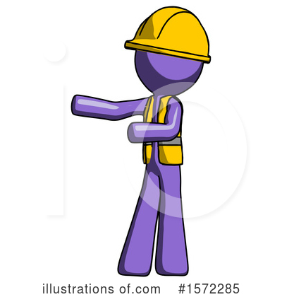 Royalty-Free (RF) Purple Design Mascot Clipart Illustration by Leo Blanchette - Stock Sample #1572285