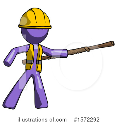 Royalty-Free (RF) Purple Design Mascot Clipart Illustration by Leo Blanchette - Stock Sample #1572292