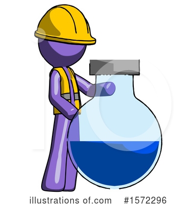 Royalty-Free (RF) Purple Design Mascot Clipart Illustration by Leo Blanchette - Stock Sample #1572296