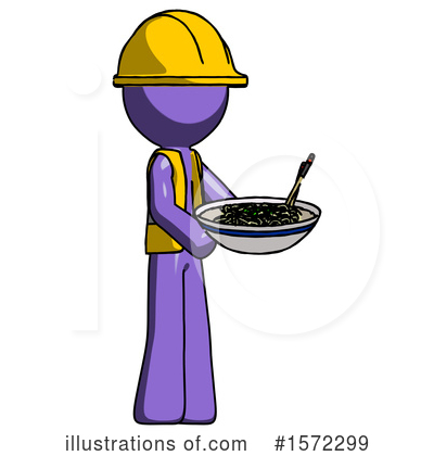 Royalty-Free (RF) Purple Design Mascot Clipart Illustration by Leo Blanchette - Stock Sample #1572299