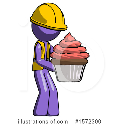 Royalty-Free (RF) Purple Design Mascot Clipart Illustration by Leo Blanchette - Stock Sample #1572300