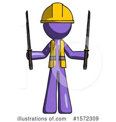 Royalty-Free (RF) Purple Design Mascot Clipart Illustration by Leo Blanchette - Stock Sample #1572309