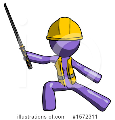 Royalty-Free (RF) Purple Design Mascot Clipart Illustration by Leo Blanchette - Stock Sample #1572311