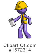 Purple Design Mascot Clipart #1572314 by Leo Blanchette