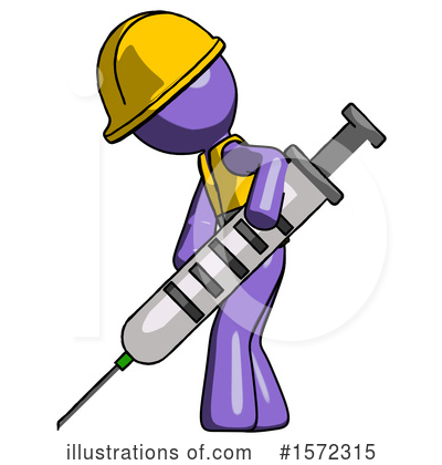 Royalty-Free (RF) Purple Design Mascot Clipart Illustration by Leo Blanchette - Stock Sample #1572315
