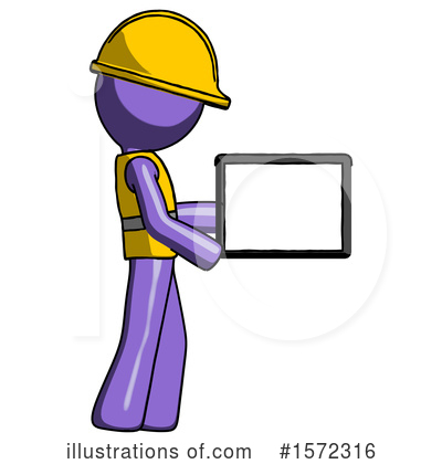 Royalty-Free (RF) Purple Design Mascot Clipart Illustration by Leo Blanchette - Stock Sample #1572316