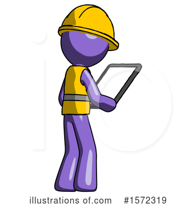 Royalty-Free (RF) Purple Design Mascot Clipart Illustration by Leo Blanchette - Stock Sample #1572319