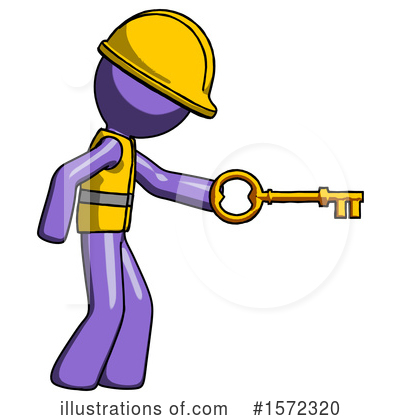 Royalty-Free (RF) Purple Design Mascot Clipart Illustration by Leo Blanchette - Stock Sample #1572320