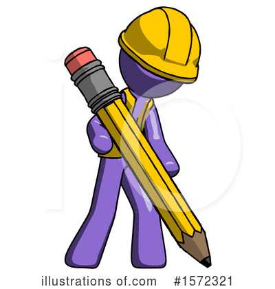 Royalty-Free (RF) Purple Design Mascot Clipart Illustration by Leo Blanchette - Stock Sample #1572321