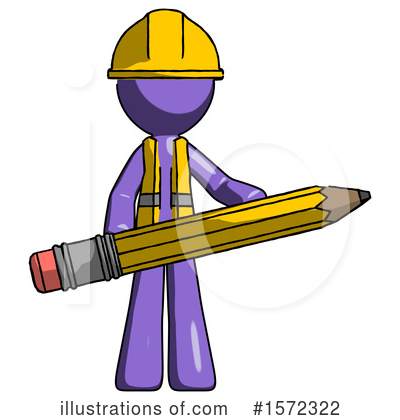 Royalty-Free (RF) Purple Design Mascot Clipart Illustration by Leo Blanchette - Stock Sample #1572322