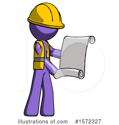 Royalty-Free (RF) Purple Design Mascot Clipart Illustration by Leo Blanchette - Stock Sample #1572327