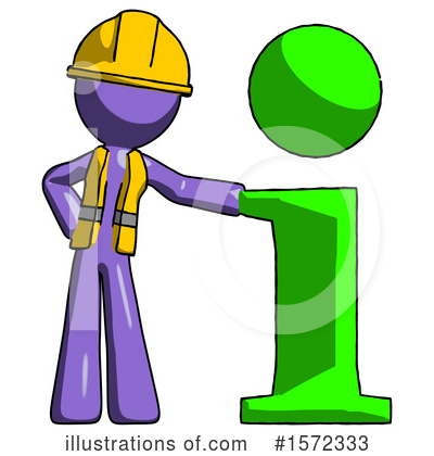 Royalty-Free (RF) Purple Design Mascot Clipart Illustration by Leo Blanchette - Stock Sample #1572333