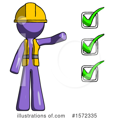 Royalty-Free (RF) Purple Design Mascot Clipart Illustration by Leo Blanchette - Stock Sample #1572335