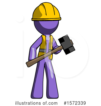 Royalty-Free (RF) Purple Design Mascot Clipart Illustration by Leo Blanchette - Stock Sample #1572339