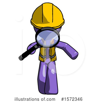 Royalty-Free (RF) Purple Design Mascot Clipart Illustration by Leo Blanchette - Stock Sample #1572346