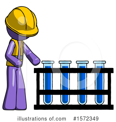 Royalty-Free (RF) Purple Design Mascot Clipart Illustration by Leo Blanchette - Stock Sample #1572349
