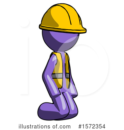 Royalty-Free (RF) Purple Design Mascot Clipart Illustration by Leo Blanchette - Stock Sample #1572354