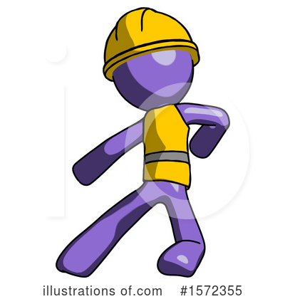 Royalty-Free (RF) Purple Design Mascot Clipart Illustration by Leo Blanchette - Stock Sample #1572355