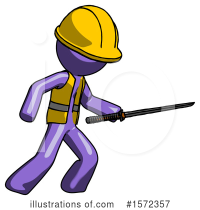 Royalty-Free (RF) Purple Design Mascot Clipart Illustration by Leo Blanchette - Stock Sample #1572357