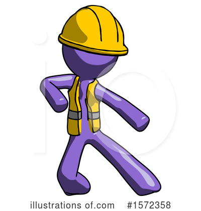 Royalty-Free (RF) Purple Design Mascot Clipart Illustration by Leo Blanchette - Stock Sample #1572358