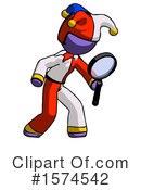Purple Design Mascot Clipart #1574542 by Leo Blanchette
