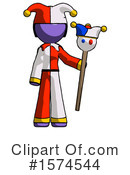 Purple Design Mascot Clipart #1574544 by Leo Blanchette