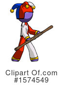 Purple Design Mascot Clipart #1574549 by Leo Blanchette