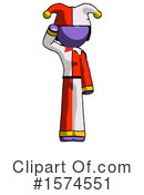 Purple Design Mascot Clipart #1574551 by Leo Blanchette