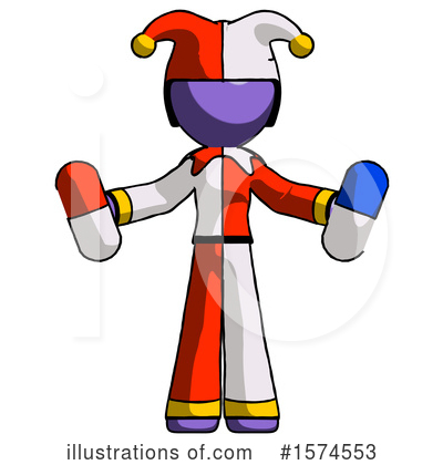 Royalty-Free (RF) Purple Design Mascot Clipart Illustration by Leo Blanchette - Stock Sample #1574553